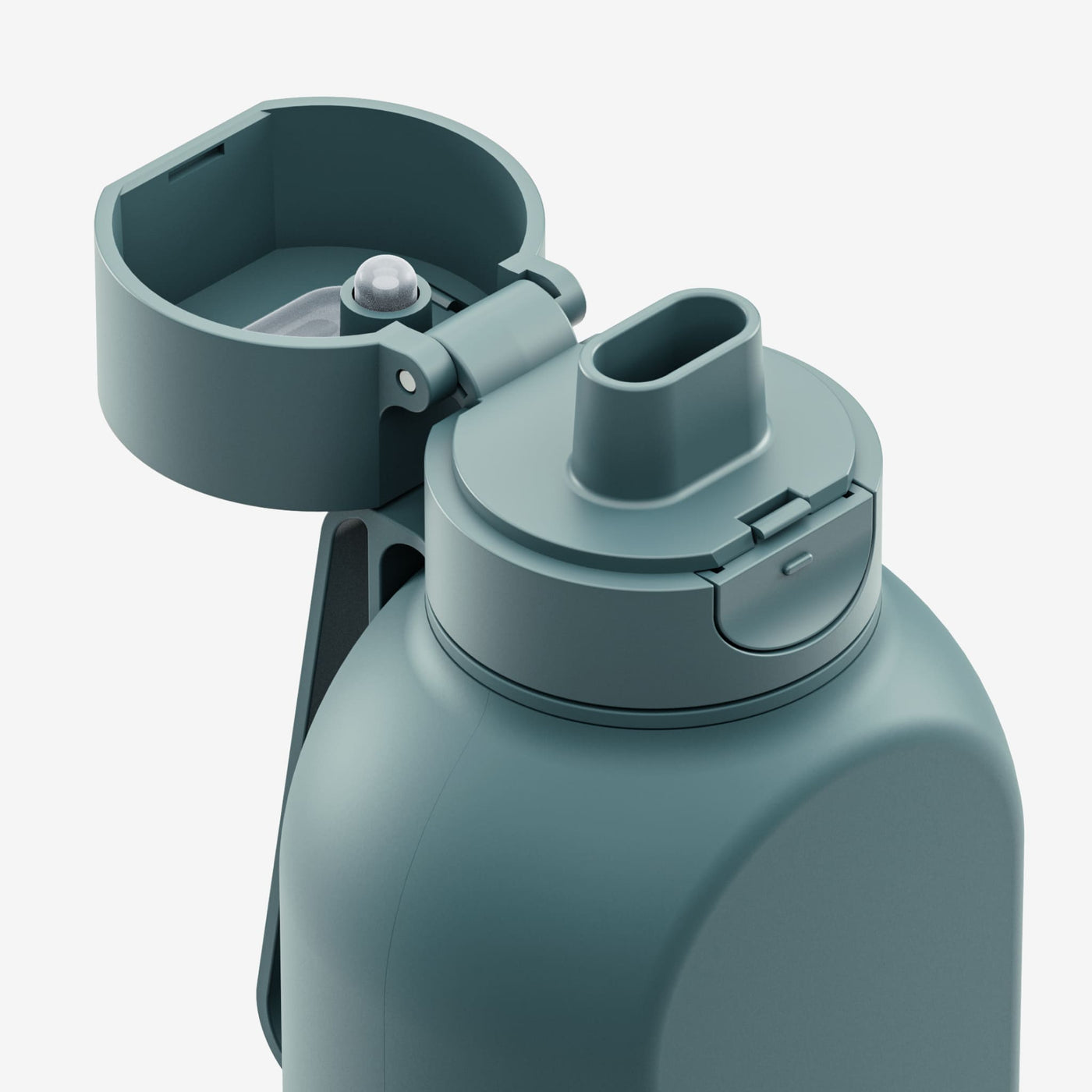 UNIT 1 Water Bottle in Aqua Teal Color - Quick Action Cap