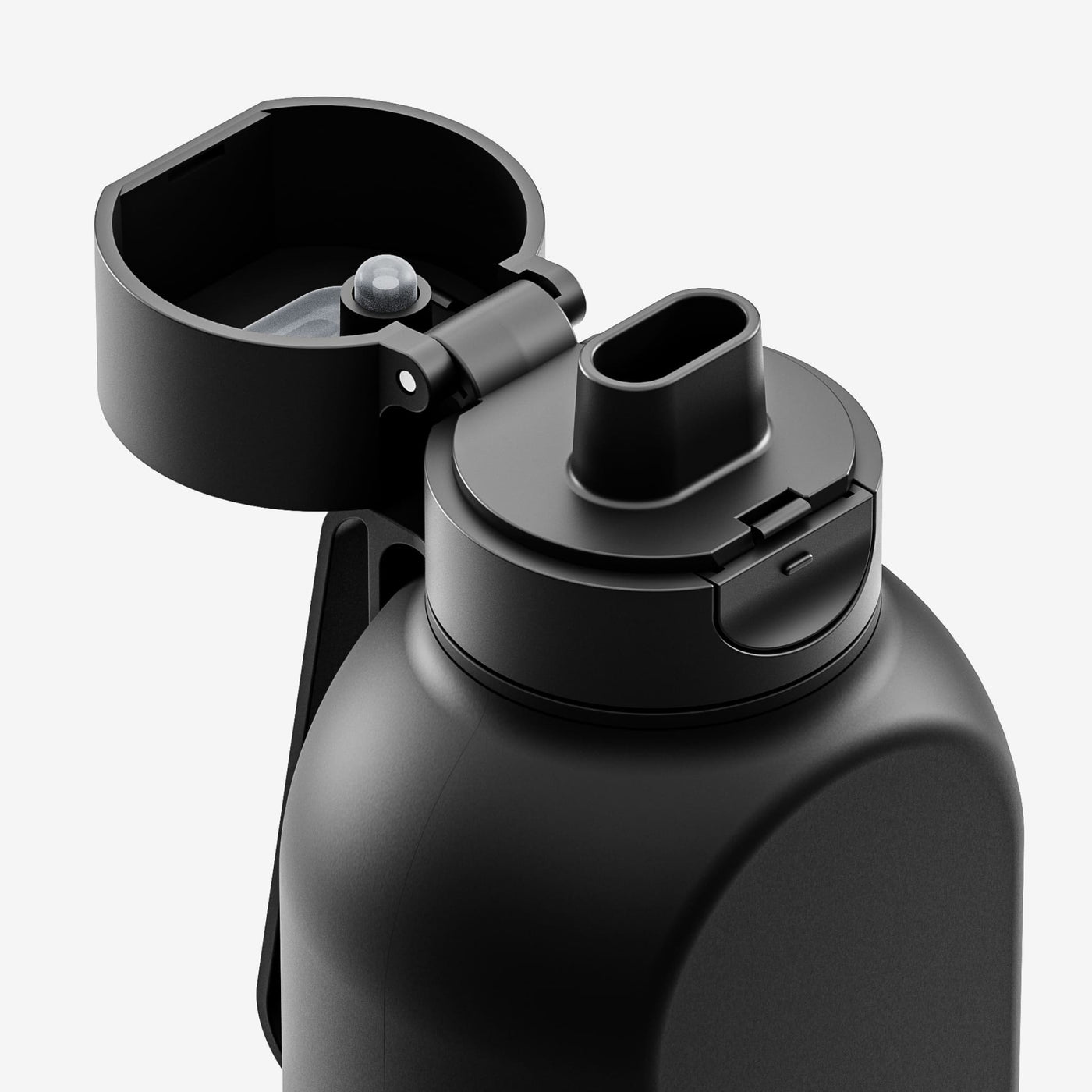 UNIT 1 Water Bottle in Charcoal Black Color - Quick Action Cap