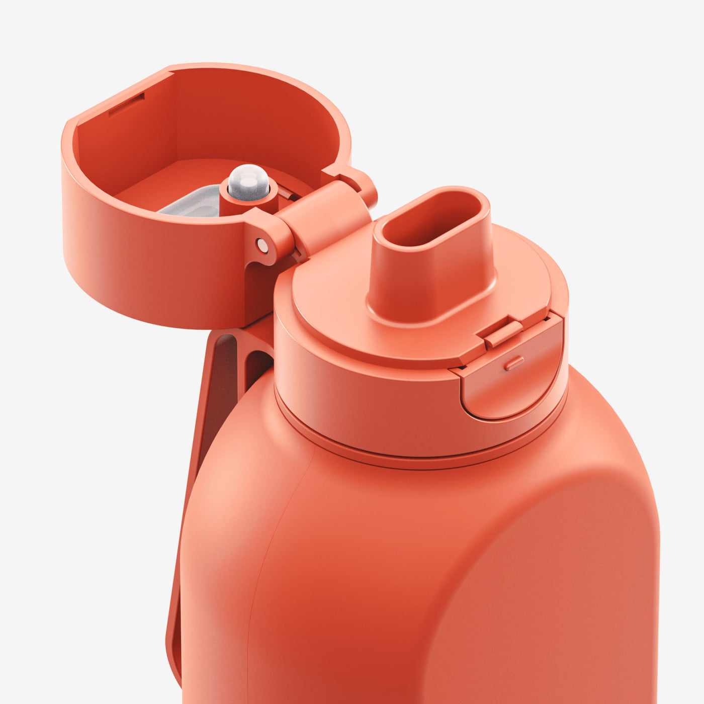 UNIT 1 Water Bottle in Coral Red Color - Quick Action Cap