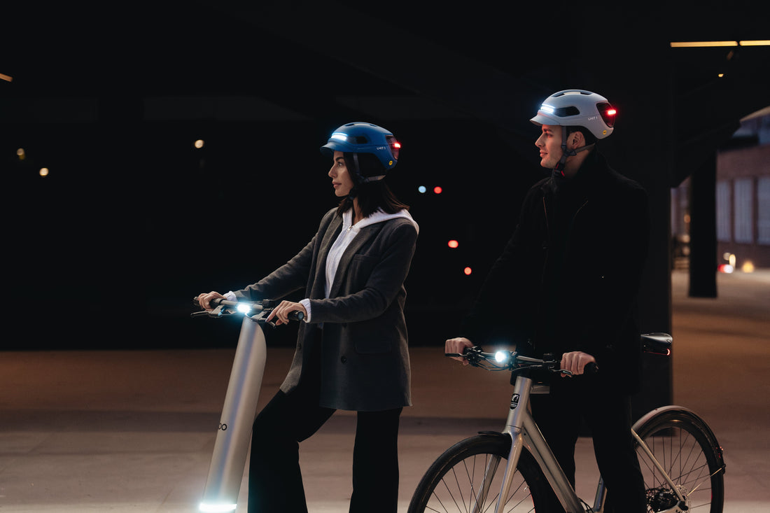 Mit dem E-Scooter in der Stadt unterwegs? Reden wir über Helme