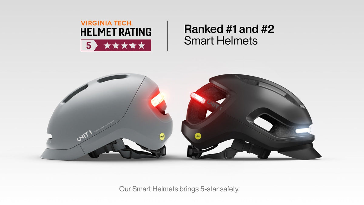 UNIT 1 - Aura and Neon rated as #1 and #2 by Virginia tech helmet rating