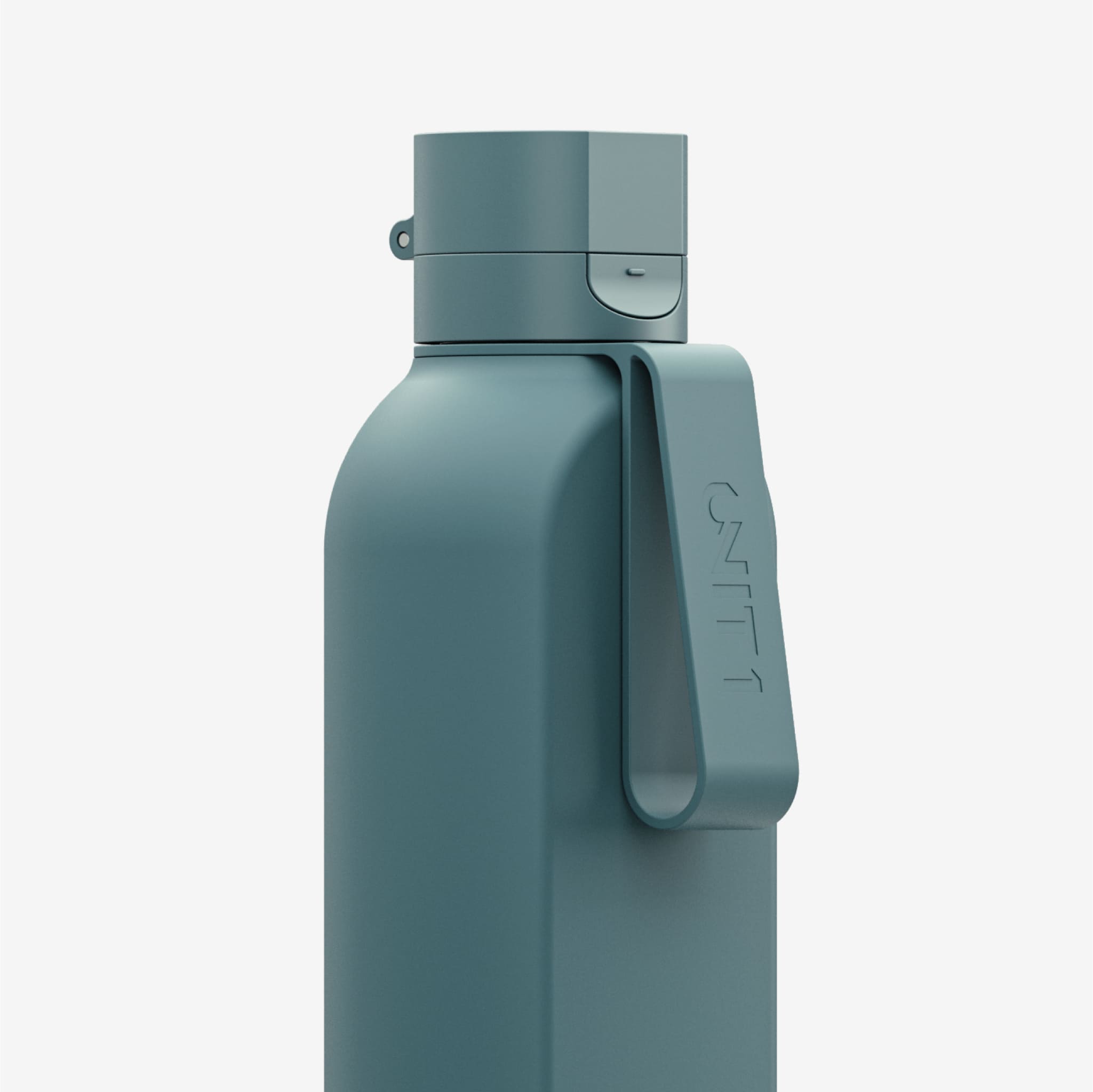 Habitat QD Trinkflasche Quad – 1 Liter, Türkis, Praktisch Für Unterwegs Auslaufsichere Flasche