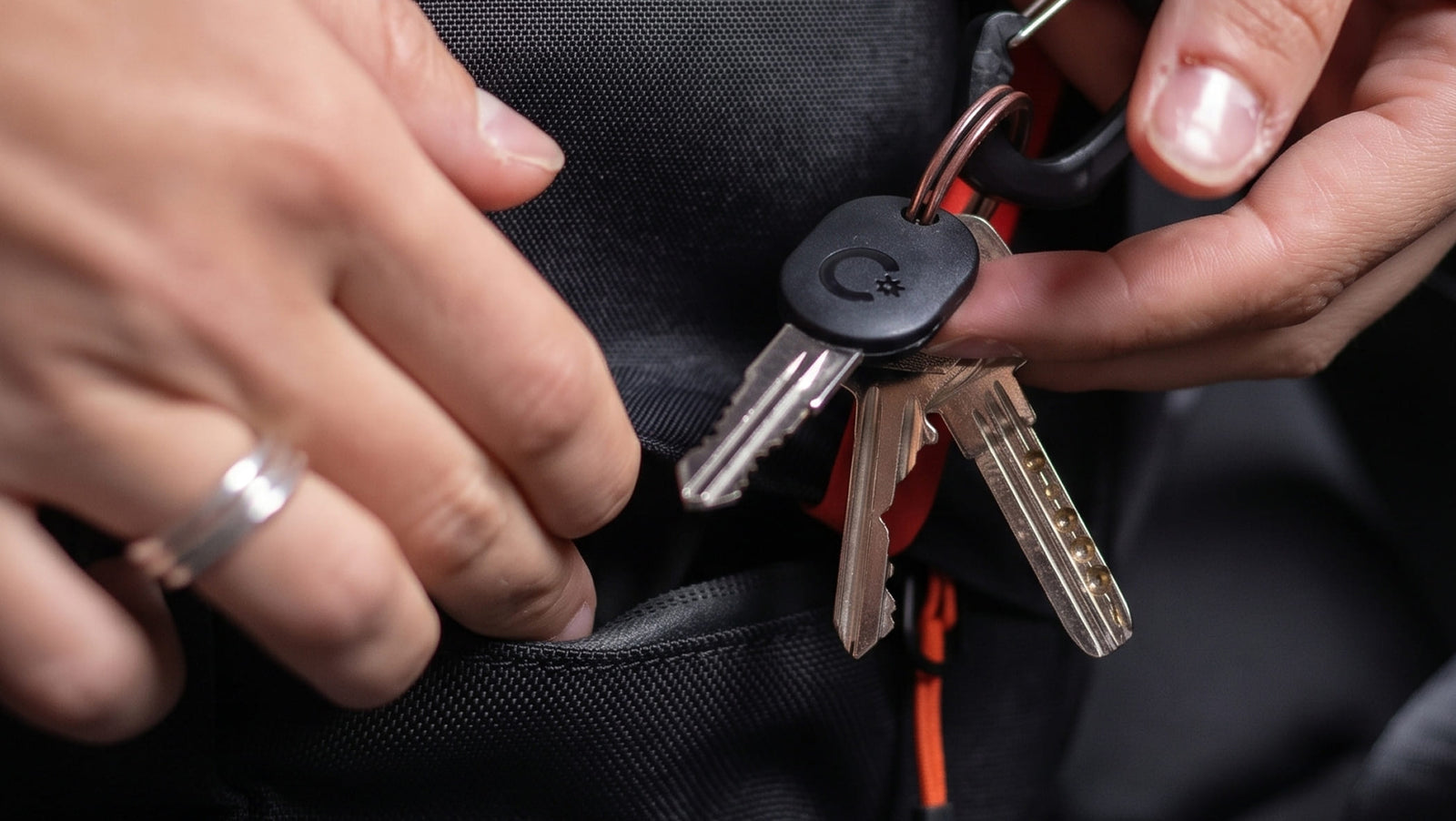 Key ring pocket