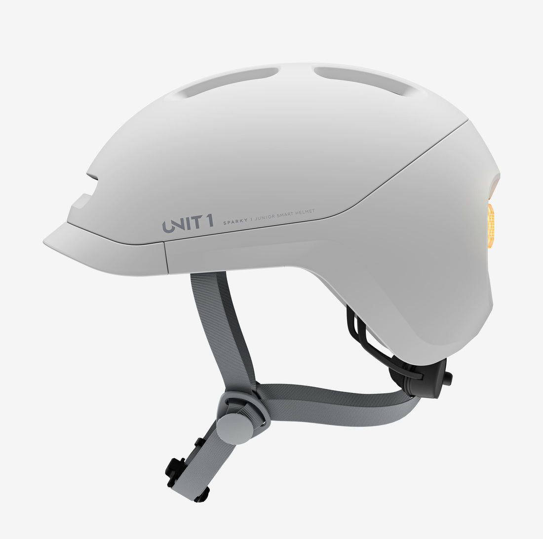 Kids Bike Helmet with Lights | SPARKY Junior Smart Helmet, CPSC Certified