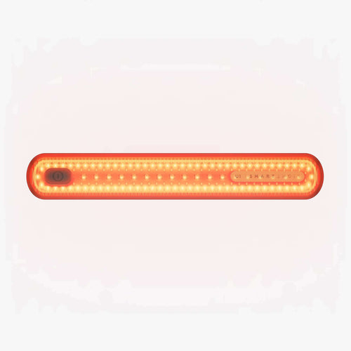 UNIT 1 Smart Light in rear mode glowing red, front view
