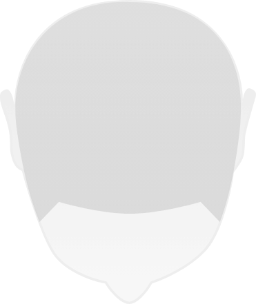 Top view of an oval head: longer front to back than side to side.